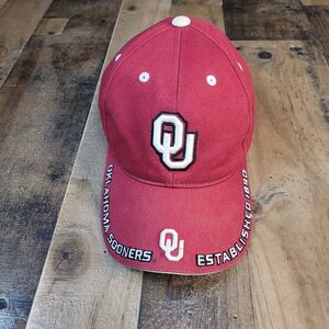 Oklahoma‎ State Sooners College Sports NCAA Big 12 Hat Cap Crimson RED